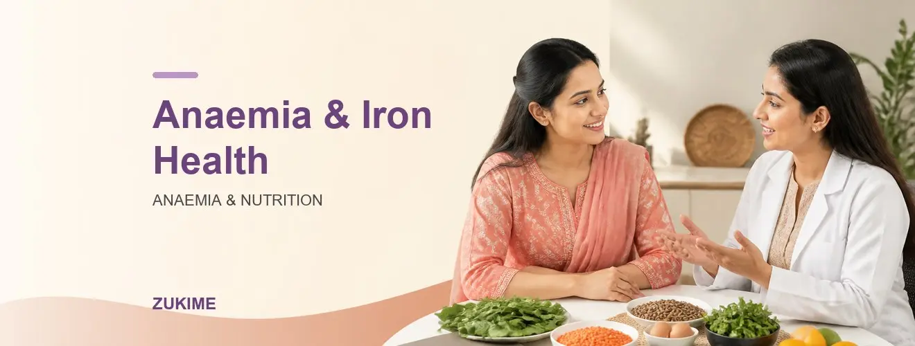 নারীদের Anaemia ও Iron Health A–Z: Heavy Period, Pregnancy, Diet, Test ও Safe Supplement Use