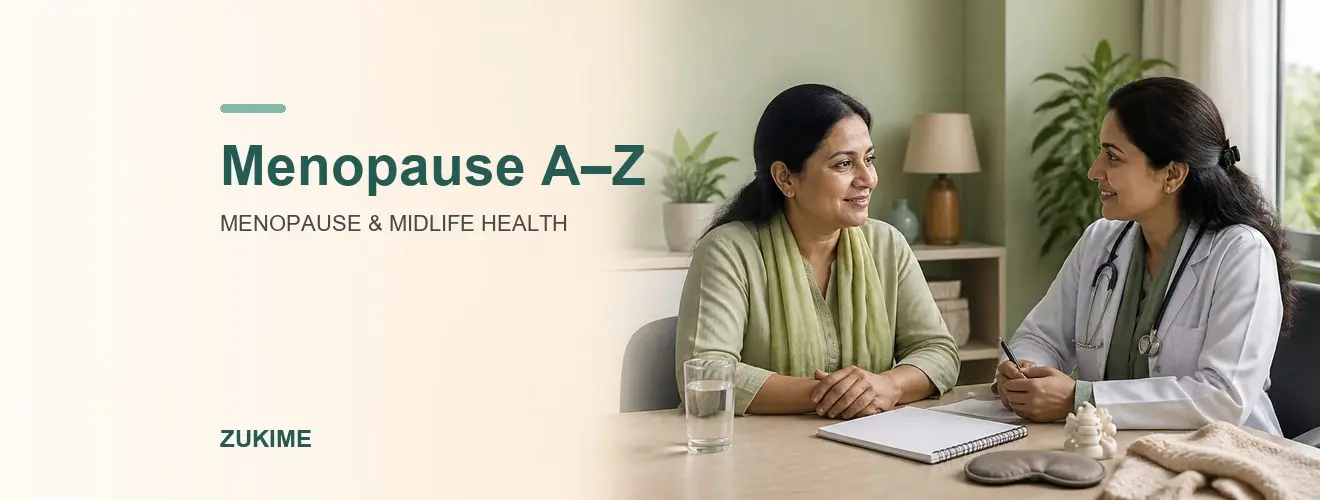 Perimenopause ও Menopause A–Z: Period Change, Hot Flash, Sleep, Mood ও Bone Health