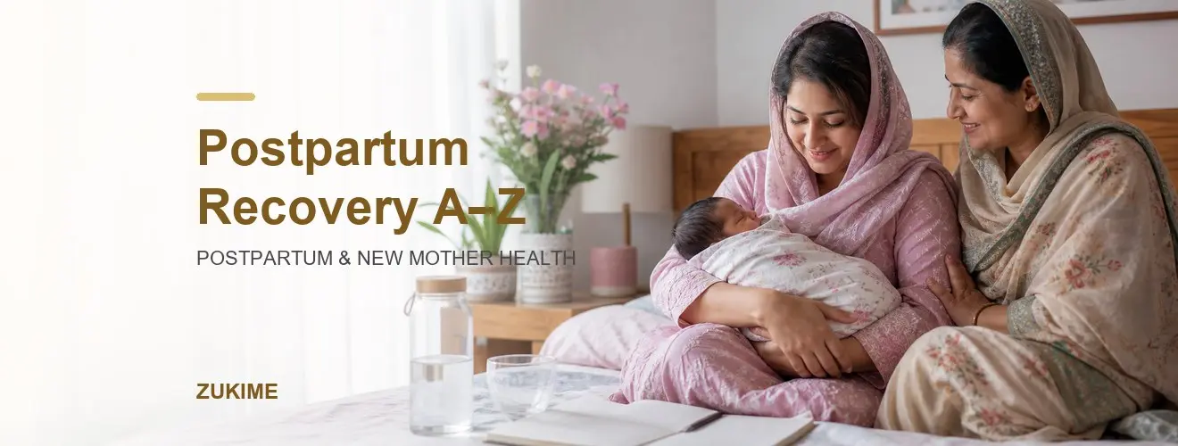 Postpartum Recovery A–Z: Bleeding, Pain, C-section, Breastfeeding, Sleep ও Follow-up