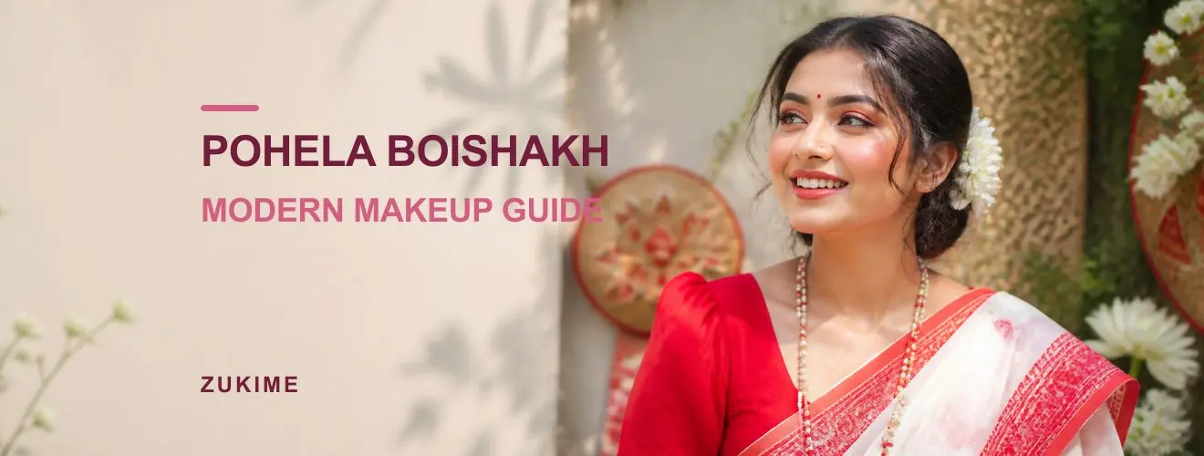 Pohela Boishakh Makeup Guide: লাল-সাদা Outfit থেকে Modern Look