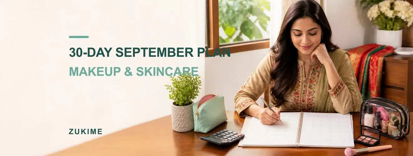 September ৩০ দিনের Makeup ও Skincare Budget Calendar