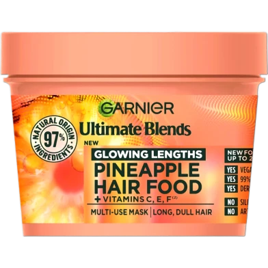 Garnier Ultimate Blends Pineapple & Amla Hair Food 3 in 1 Mask - 400ml