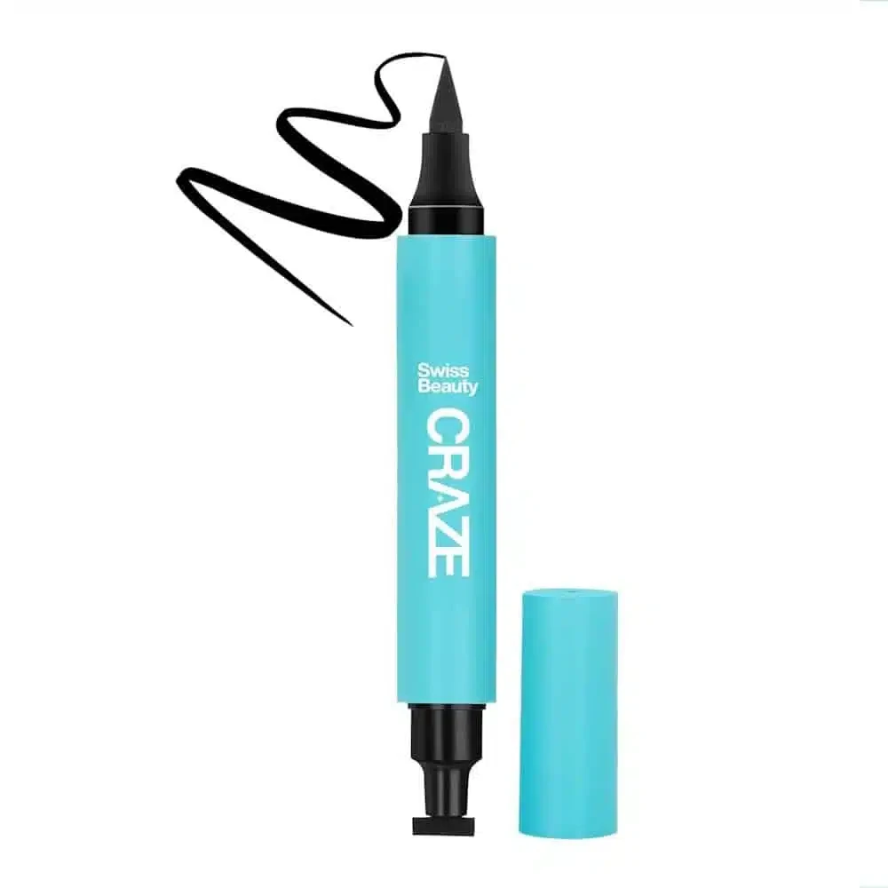 Swiss Beauty Craze Eyeliner Stamp Duo Black