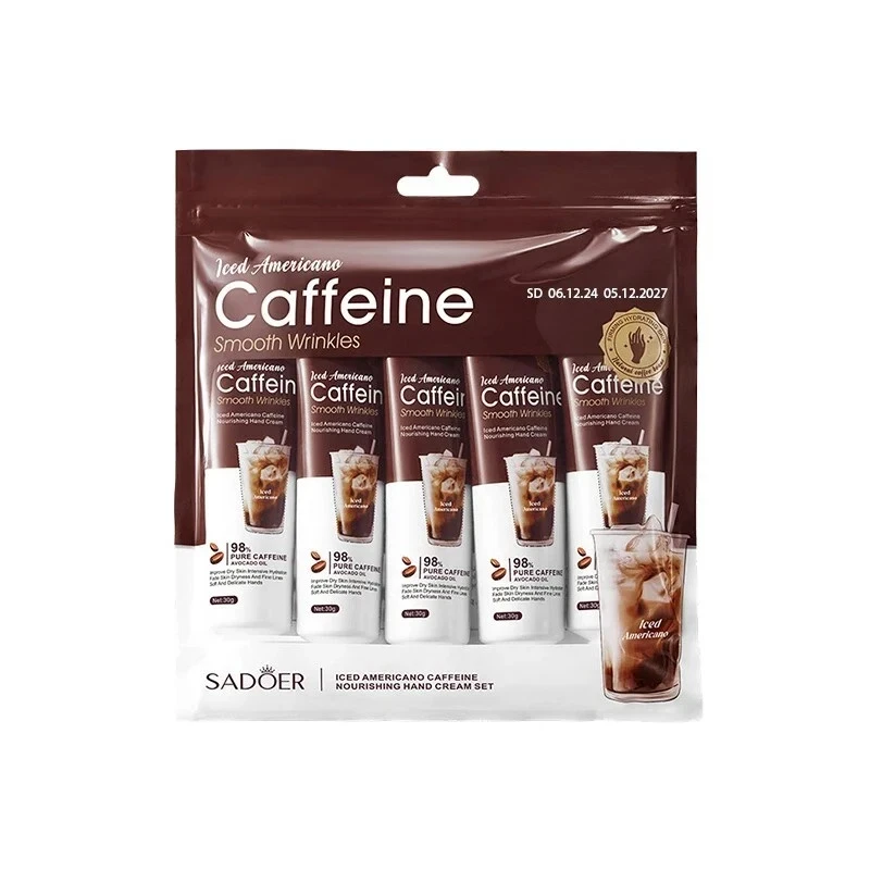 SADOER Iced Americano Caffeine Nourishing Hand Cream Set