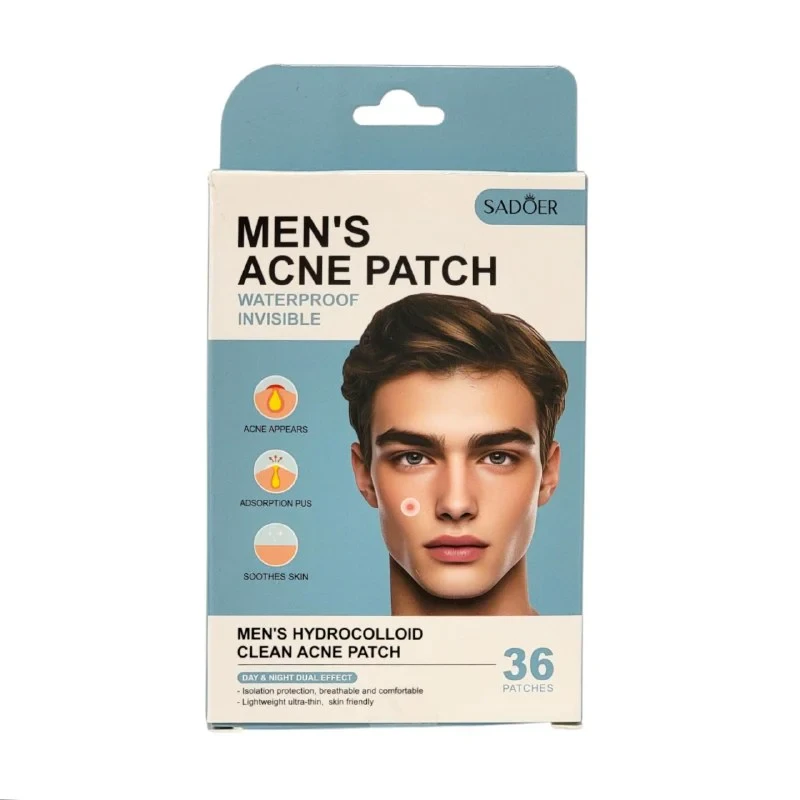 SADOER Men's Acne Patch Waterproof Invisible 36 Patches