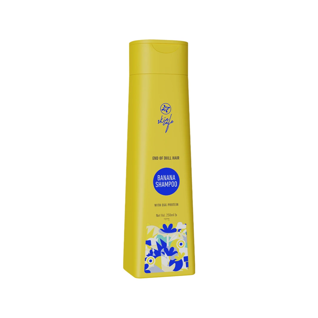 Skin Cafe End of Dull Hair Banana Shampoo with Egg Protein – 250ml