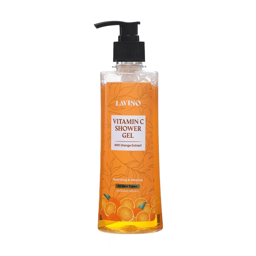 Lavino Hydrating & Glowing Shower Gel Vitamin C Orange Extract - 330ml