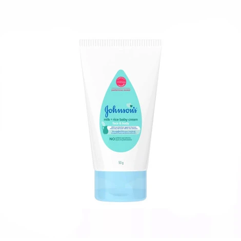 Johnson's Face & Body Milk + Rice Baby Cream - 50g