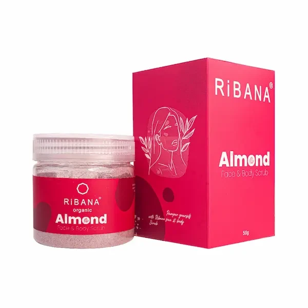 RiBANA Almond Face & Body Scrub 50g