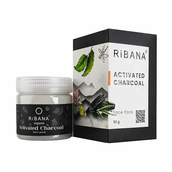 RiBANA Activated Charcoal Face Pack 50g