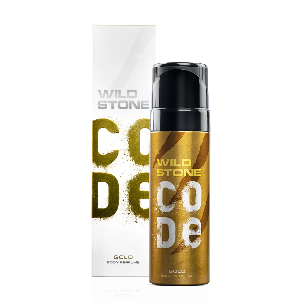 Wild Stone Code Gold Body Perfume for Men - 120ml