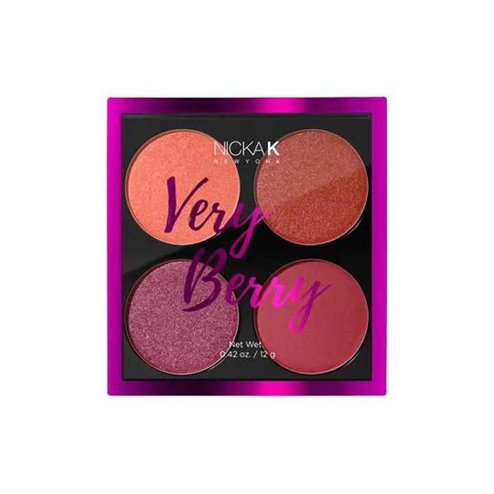 Nicka K Four Color Blush Palette Very Berry