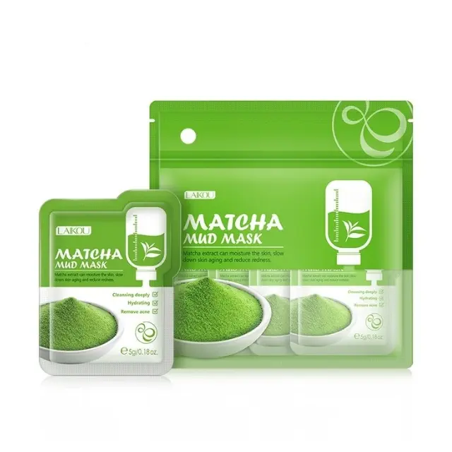 LAIKOU Matcha Mud Mask Set - 12 Pcs