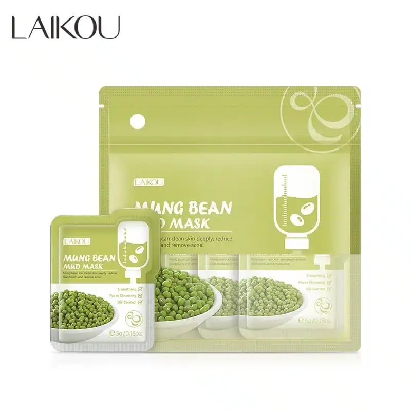 Laikou Mung Bean Mud Mask Set – 12pcs