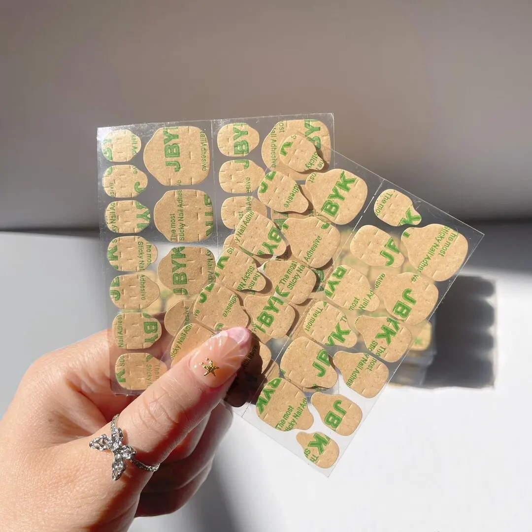 Waterproof Double-Sided Nail Glue Stickers