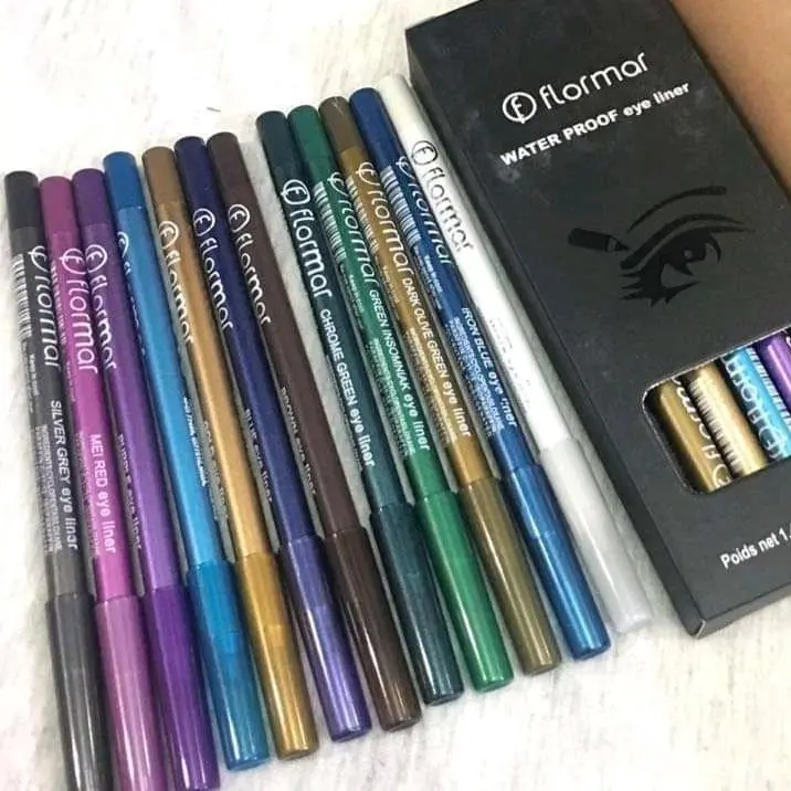 Flormar Colorful Waterproof Pencil Eyeliner Set